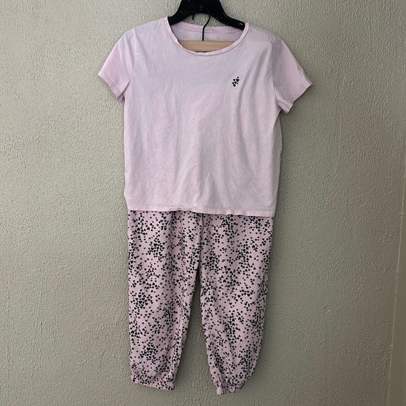 Women’s Victorias Secret Heart Pajama Set, Pink, Small, Valentines Day - Picture 1 of 11